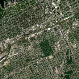 Erie High Resolution Satellite Map