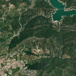 Berga High Resolution Satellite Map