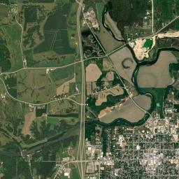 Maquoketa High Resolution Satellite Map