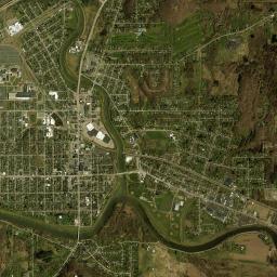 Olean High Resolution Satellite Map