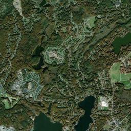 Wrentham High Resolution Satellite Map
