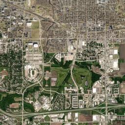 Lynn Avenue, Iowa State University, Ames Satellite Map