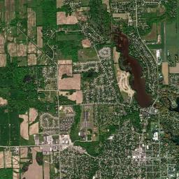 Tecumseh High Resolution Satellite Map