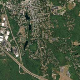 Mansfield Center High Resolution Satellite Map