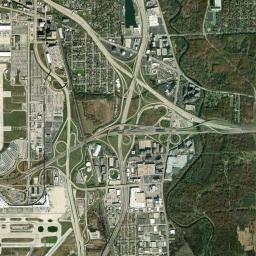 Rosemont High Resolution Satellite Map