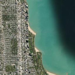 Edgewater High Resolution Satellite Map