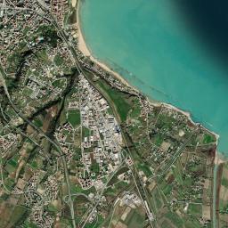Termoli High Resolution Satellite Map