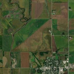 Lyons, NE locator map