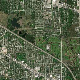 Wood Dale High Resolution Satellite Map