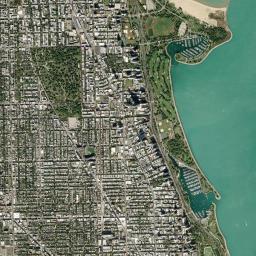 Uptown High Resolution Satellite Map