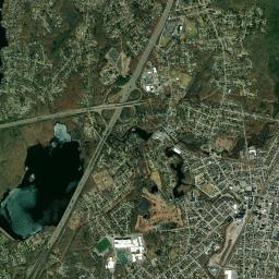 Attleboro High Resolution Satellite Map