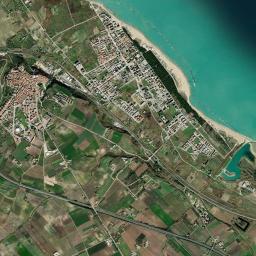 Campomarino High Resolution Satellite Map