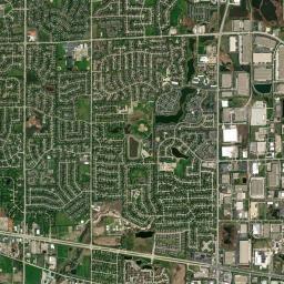 Carol Stream High Resolution Satellite Map