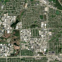 Addison High Resolution Satellite Map