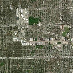 Belmont Cragin High Resolution Satellite Map