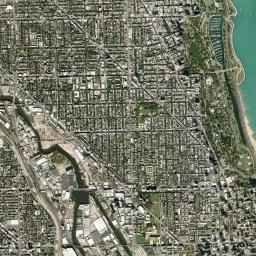 Lincoln Park High Resolution Satellite Map