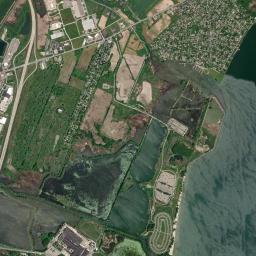 Detroit Beach High Resolution Satellite Map