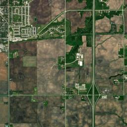 Huxley High Resolution Satellite Map