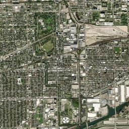 South Lawndale High Resolution Satellite Map