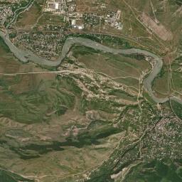 Dzegvi High Resolution Satellite Map