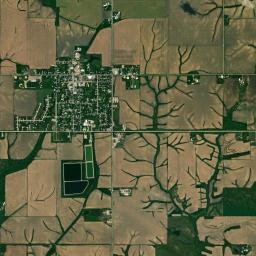 Baxter High Resolution Satellite Map