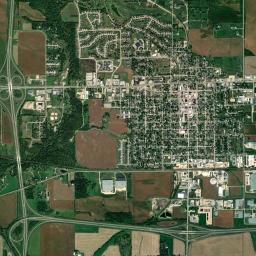 De Witt High Resolution Satellite Map