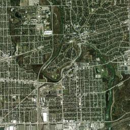 Lyons High Resolution Satellite Map