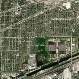 Stickney High Resolution Satellite Map