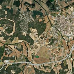 Llagostera High Resolution Satellite Map