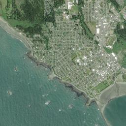 Crescent City High Resolution Satellite Map