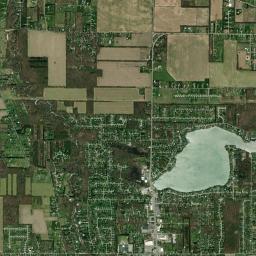Simonton Lake High Resolution Satellite Map