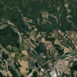 Hostalric High Resolution Satellite Map