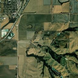 Woodbine High Resolution Satellite Map