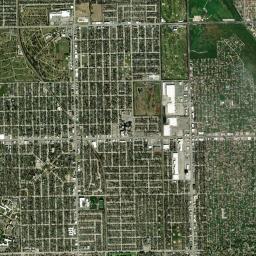 Evergreen Park High Resolution Satellite Map