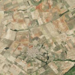 Pajares de la Lampreana High Resolution Satellite Map