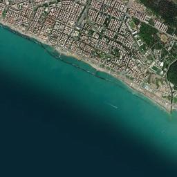 Lido di Ostia High Resolution Satellite Map
