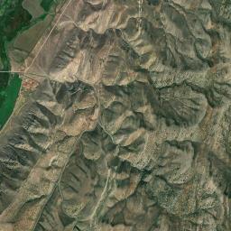 Aerial view of Crawford Mountains