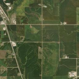 Audubon County High Resolution Satellite Map