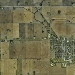 Dallas Center High Resolution Satellite Map