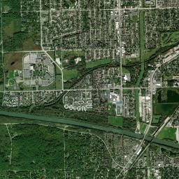 Palos Hills High Resolution Satellite Map