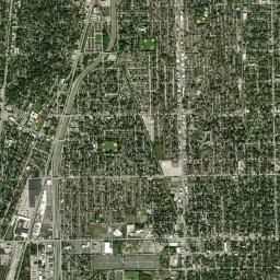 Morgan Park High Resolution Satellite Map