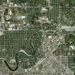 Elkhart High Resolution Satellite Map