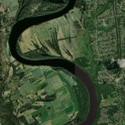 Glastonbury Center High Resolution Satellite Map