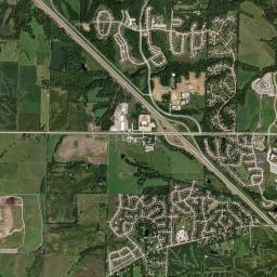 Johnson County High Resolution Satellite Map