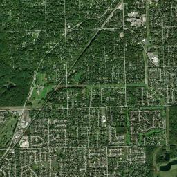 Palos Park High Resolution Satellite Map