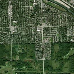 Palos Heights High Resolution Satellite Map