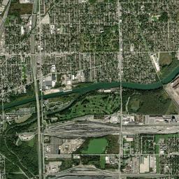Calumet Park High Resolution Satellite Map