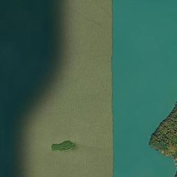 Aerial view of Green Island