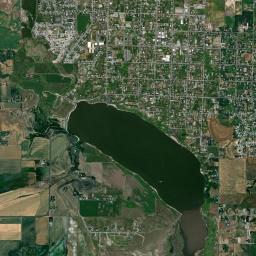 Hyrum High Resolution Satellite Map