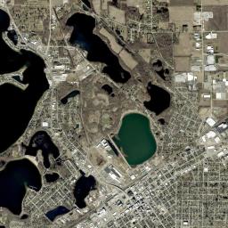 La Porte High Resolution Satellite Map